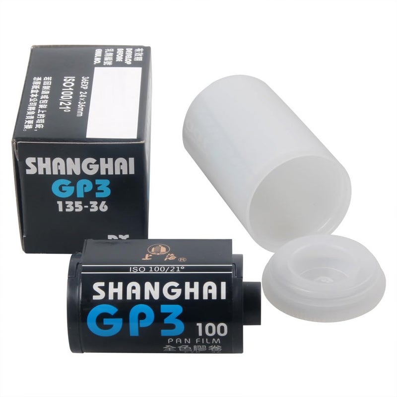 Shanghai 10 لفات فيلم أسود وأبيض شنجهاي GP3 135 35mm 36EXP ISO 100 ب/و - Image 3